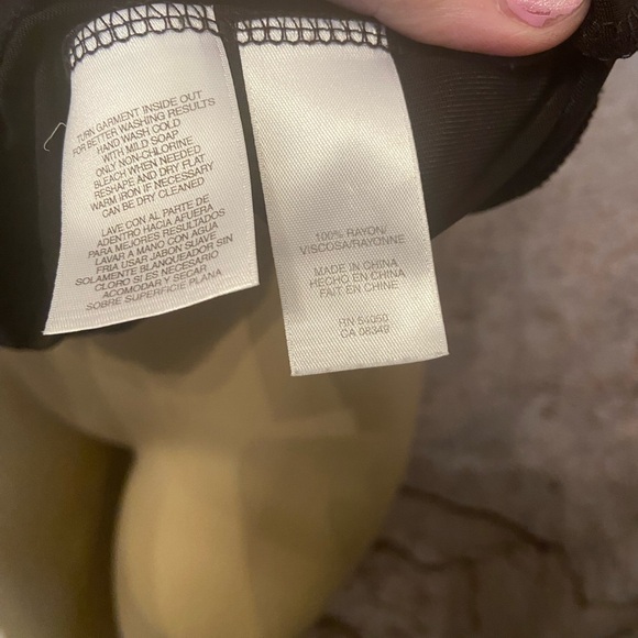 RACHEL Rachel Roy Black Body Con Rayon Dress - Picture 7 of 7